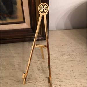 Tory Burch Gold Calendar Stand Easel: Rare Vintage